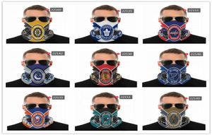 Hockey Designer masker sömlös nacke Gaiter Shield Scarf Bandana Face Masker UV Protection Motorcykelcykling Ridning Kör pannband9667020