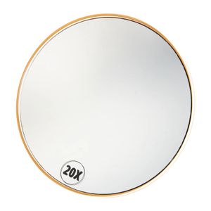 Compact 20X Magnifying Bathroom Mirror Wall- Mounted Vanity Mirror Suction Cup Mirror 20X Magnifying Cosmetics Mirror Makeup 231030