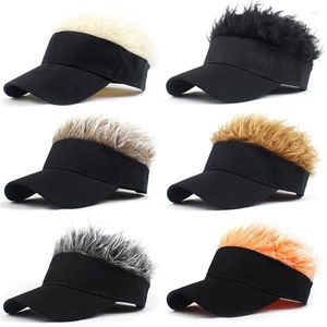 Шариковые шапки, парики, солнцезащитный козырек с кепкой с шипами, женский повседневный парик 2023, шляпа с регулируемым козырьком, бейсболка для мужчин, лаконичный
