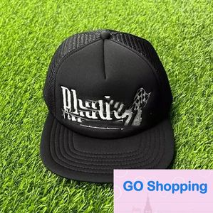 Simple Flat Brim Black Baseball Caps Casual Universal Embroidery Cotton Hat Men's Summer