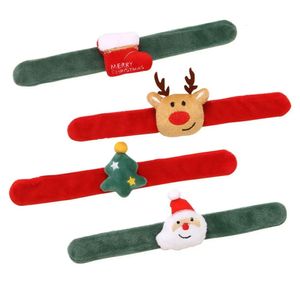 Plüschpuppen Halloween Weihnachten Spielzeug Klatschen Kreis Kinderspielzeug Weihnachtsmann Armband Pat Tape Pop Ring Hand Ornamente Dekorationen Kinder Geschenk 231031