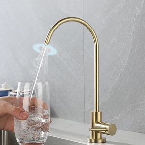 Küchenarmatur Edelstahl Wasserfilter Wasserhahn Trinkhahn umgekehrter Osmose -Spüle Accessoire 231030