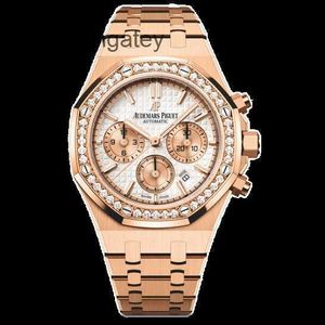 AP Swiss Orologi da polso di lusso Royal Ap Oak 26315OR.ZZ.1256OR.01 Orologio da donna automatico con cronometraggio in oro rosa 18 carati