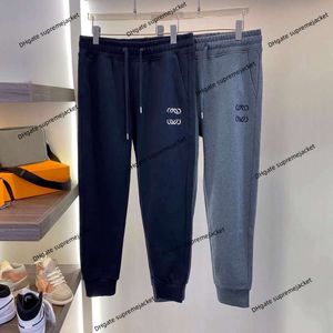 Men's pants Autumn and winter Lowe brand new casual long calf sweatpants high quality design fashion