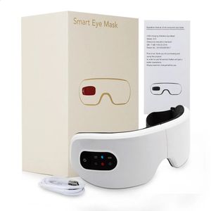 Ansiktsvårdsenheter Trådlös Bluetooth Electric Eye Massager Vibration Komprimeringsinstrument Massageglas Förbättra Sleeping 231030