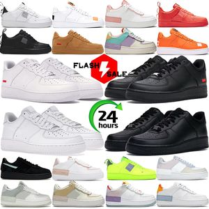 designer women platform Outdoor Casual shoes triple white Utility shadow Pistachio Frost Spruce Aura Pale Ivory one 1 Classic sneakers mens trainers