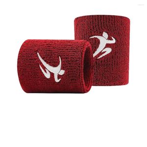 Suporte de pulso 1 pc cinta respirável gelo resfriamento tênis pulseira envoltório esporte sweatband para ginásio yoga voleibol mão suor banda