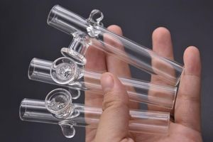 mini Glass hand Steamroller pipe 10cm tobacco smoking glass dry herb blunt water bong pipe ZZ