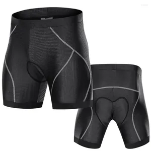 Mäns shorts Sportcykling Underwears 5D gel vadderad cykelcykel MTB-foder med antislidning av bengriper cykel slitage tights tights