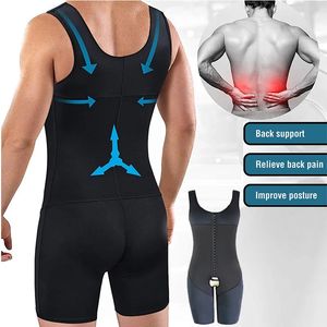 Homens Corpo Shapers Shapers Cinturão Perda de Peso Barriga Bodysuit Emagrecimento Barriga Shapewear Full Body Shapers Abdômen Cintura Trainer Cueca S-6XL 231030