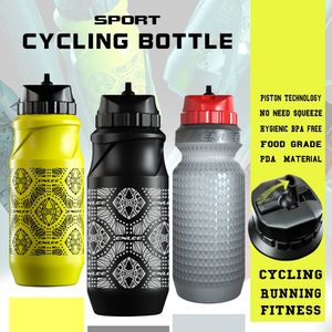 Bottiglie d'acqua Gabbie Bottiglia da ciclismo 650ml A tenuta stagna Non c'è bisogno di spremere Tastefree Afree Plastica Camping Trekking Sport Bollitore per biciclette 231030