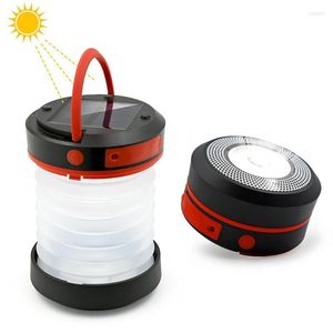 Tragbare Laternen Solar Camping Lantern Outdoor Notfall mit Power Bank