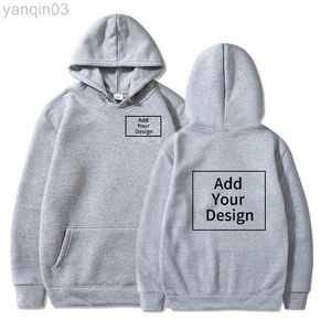 Men's Hoodies Sweatshirts Custom Mens Casual Sweater Hoodies New Fall Line Print Clothes Men Hoodie Sports Street Tops L220901