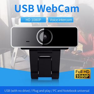 Camcordersポータブル高解像度Webカメラ1080p USB 2.0ライブビデオネットワーク教育会議用の無料ドライブコンピューター