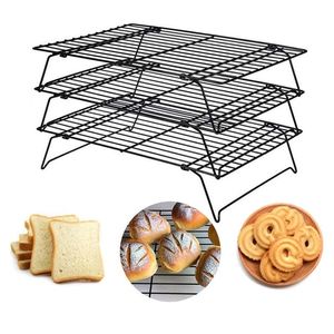 Bake Tools Baking Cake Bandey Bandejas de metal multicamada rack para biscoitos cupcakes e mais ferramentas de cozinha de cozinha Acessórios de cozinha 220901