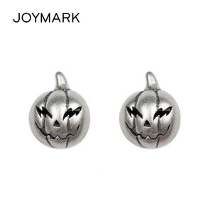 Charm Cute Halloween Pumpkin S925 Sterling Silverörhängen Personlig Punk Stud Women Fashion Ear Jewelry TSE432 220901