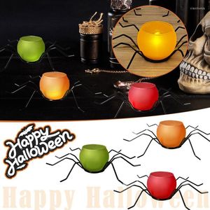 Kerzenhalter aus Eisen, schmiedeeiserner Glashalter, Dekoration, Halloween-Lampe, Waldland, rustikal, hohes Set