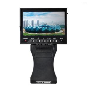 Sistemi di allarme CJ-LC430AHD MONITOR LCD TFT portatile da 4,3 pollici CCTV TELECAMERA di sorveglianza di sicurezza pieghevole TESTER TEST Vedio Audio