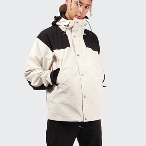 22FW 1990 Limited Mountain Hooded Jacket Early Autumn Color Matching Splicing Outdoor Jackets High Street Casual Coats Man Women Fashion Hip Hop Outwear TJMJYMF132