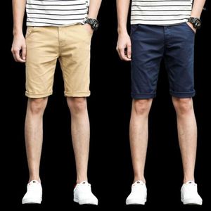 Shorts Masculino Calças Masculinas Calças Caqui Caqui Casuais Chinos Para o Verão Calças Roupas