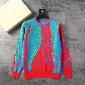 2024 suéter masculino quente moda de alta qualidade torção malha algodão jumper pulôver manga longa carta impressa designer suéteres