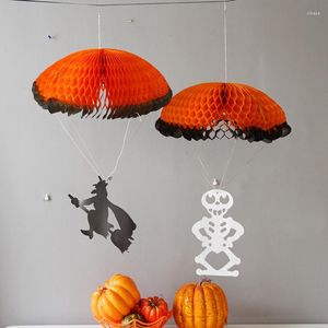 Decorative Figurines Valentines Day Tree Decorations Festival Pendant Hanging Witch Pumpkin Halloween Memorial Ornament Ceramic Lights Round