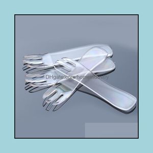 Falhe de talheres descartáveis ​​PS Disponível PS Sobremesa Spoty Supplies Mini Mini Tableware Sce Cream Jelly Fork Promoção 1000pcs/lote SK708 D DHNT9