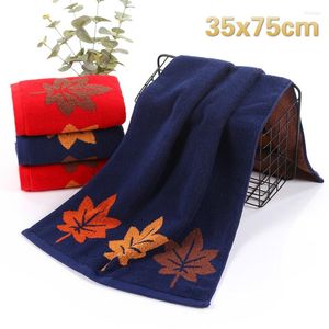 Towel Simple Solid Color Pattern Jacquard Cotton Washcloth Home Grooming Bathroom Bath Couple Wedding Gift