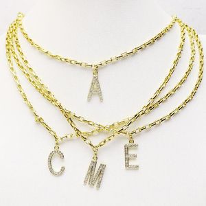 Collane a pendente 8 Strands Lettera Changle Link Catena di collegamento per i gioielli Summer Accessori hanno scelto le lettere nel messaggio