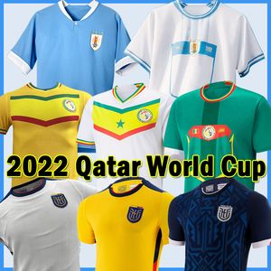 2022 2023 Nationalmannschaft Fußball -Trikot -Qatar -Weltmeisterschaft Ecuador Senegal Uruguay H.Camara Bentancur Koulibaly Neves diouf Gueye 22/23 Nationales Trikots Fußballhemd