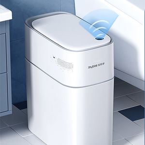 Atık kutular joybos otomatik torbalama sensörü çöp kutusu 14L ev tuvalet mutfak akıllı çöp dar olabilir banyo çöpü olabilir akıllı ev 220901