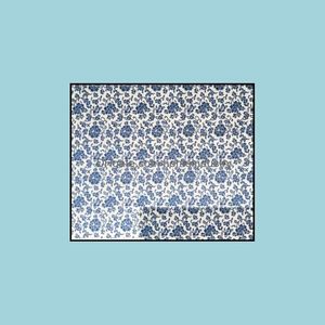 Hantverksverktyg Craft Tools Ceramic Underglaze Transfer Paper Colorf Flower Blue and White Sticker 54x37cm High Temperatur HomeIndarusy Dhaxj