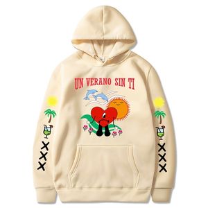 Men's Hoodies Sweatshirts Bad Bunny Men's Women's Printed Hoodie Fashion Street Hip Hop Hoodie Sweatshirt Unisex High Quality Hoodie 220901