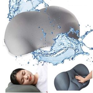 Oreiller 3D cou Micro Airball oreiller sommeil profond dépendance repose-tête coussin d'air soulagement de la pression oreillers cadeau lavable taie d'oreiller couvertures 220901