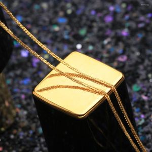 Chains Genuine K White Yellow Rose Gold Chain Cost Price Sale Pure Necklace For Love Gift Women