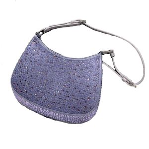 cleo borsa hobo con cerniera Tasca per cellulare Crysta Manico in pelle finto cristallo impreziosito lady l portafogli mosaico donna Borse a tracolla portafoglio