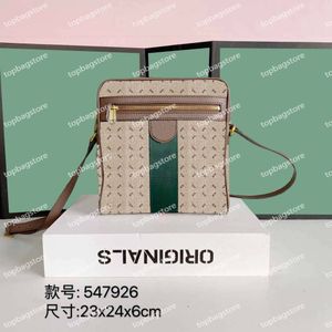 Designer Messenger Messenger Torby Męskie Crossbody Cross Body Bag Wysokiej jakości luksusowa skórzana męska klasyczna pochette na ramię