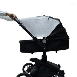 Barnvagnsdelar solskydd täcker UV -skydd solskugga baby vagn canopy markis för barnvagnar barn säte visir med