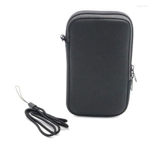 Sacos de armazenamento com cordão de alanguatório Viagem em casa Anti Scratch Power Bank Bag Mini Neoprene portátil Bateria externa Bolsa de transportar grande capacidade