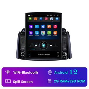 Android HD pekskärm 9 tums bilvideohuvudenhet för 2009-2016 Renault Koleos Bluetooth GPS Navigation Radio med AUX Support OBD2