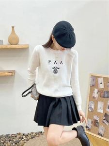 autumn/winter knitted sweater SSS top design high-end The embroidery fashion women's letters temperament youth casual round neck pullover