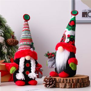 Decorazione per la festa di Natale Gnomi Rudolph Bambola goblin nana senza volto per decorazioni per la casa Bambole gnome fatte a mano