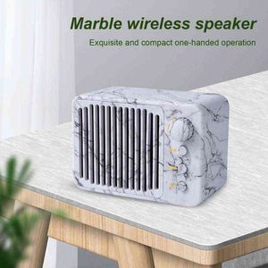 ポータブルスピーカーワイヤレスサウンドボックスハイフィデリティロングスタンバイタイムミニBluetooth-compatible5.0 MARBLING SPEAKER ORIED MUSIC T220831