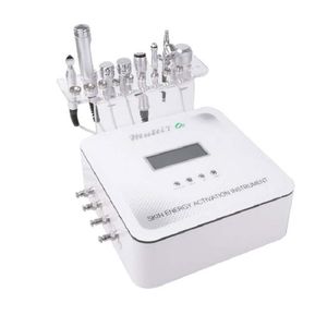 7 In 1 Needle Free Mesotherapy Beauty Spa Facial Machine Diamond Peeing Dermabrasion RF Bio Lifting Oxygen Spray Electroporation Skin Rejuvenation Eye Care