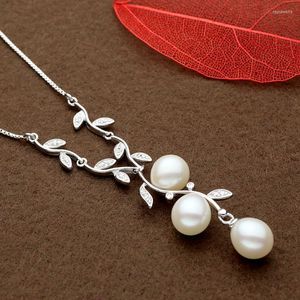 Łańcuchy sinya weselne naszyjnik Pearl 925 Srebrna biżuteria dla kobiet XL1022 Bluk Hurtowa 1Lot 20pcs