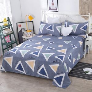 Sheets sets Bed Sheet Home Textile Modern Polyester Cotton Flat Sheets Bed Linens Single Queen King Size Bedspread Pillowcase Need Order 220901