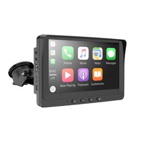 Car Stereo Video with Apple Carplay and Android Auto No Installation Skills Required Support BT Music and Hands-Free Calls