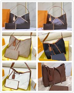 Vintage tuval mumya çantası seti: Tasarımcı kabartmalı deri döşeme, çoklu torbalar, çapraz gövde tote seçenekleri