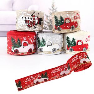 Decoração de Natal Ribbon Christmas Tree Gift Ornamento