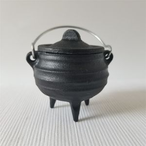 Party Decoration Small Mini Sweet Cauldron Cast Iron Pot 2 50ml 220901